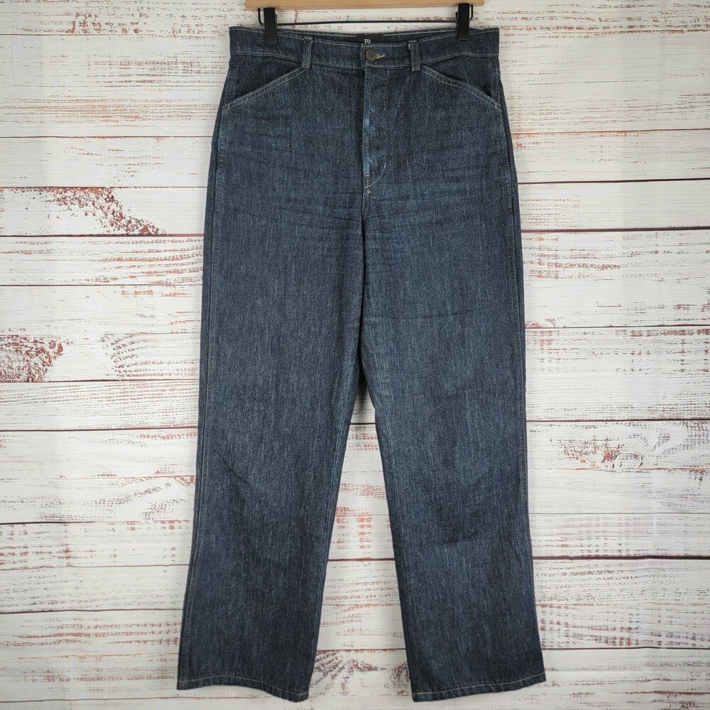Banana Republic Womens Size 27 Artisan Dark Rinse Blue Straight Leg Jeans